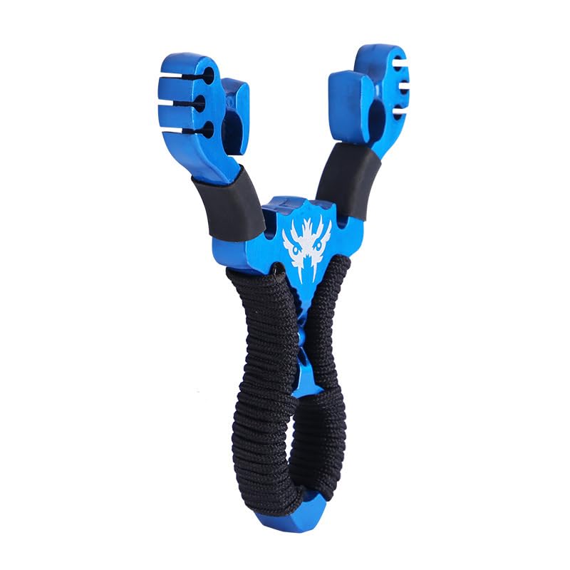 Marksman® Adult Kids Big Power Alloy Slingshot Outdoor Target Practice Toys (Alloy Blue Three Card Slingshot) (B0CJNHMSMC) Amazon Price History, Amazon Price Tracker