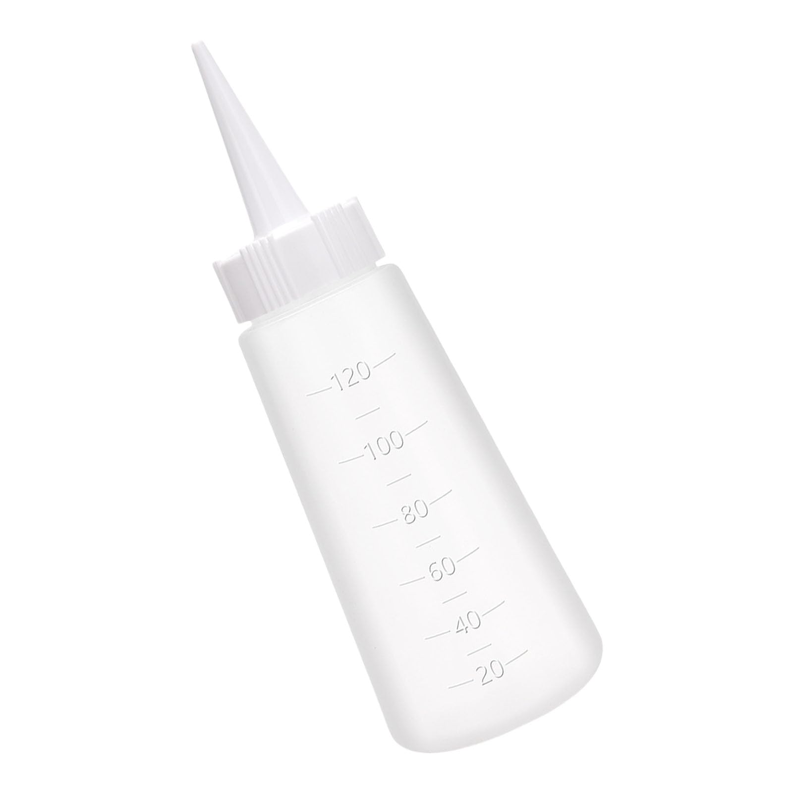 Veltros 120ml Hairdressing Dyeing Bottle Squeeze with Clear Scale Hair Oil Applicator Hair Cleaning