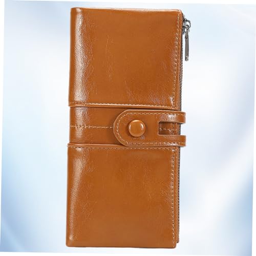 FRCOLOR Vintage Leatherette Wallet for Women Magnets Purse Clutch Bag Women's Wallet4