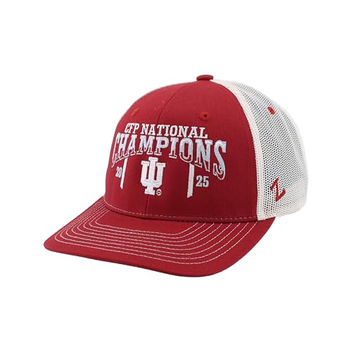 Gorra Ajustable Indiana Hoosiers Campeones Nacionales 2025 miniatura 5