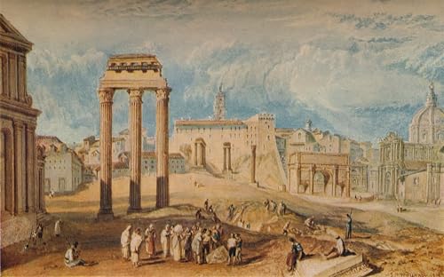 Lienzo del Foro Romano de William Turner: inspira tu hogar con la magia del arte clásico
