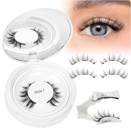 Higu Clace PestañAs MagnéTicas Con Aplicador, PestañAs MagnéTicas Sin Delineador De Ojos, Aspecto Natural, Magnetic Eyelashes No Necesita Pegamento(Kit-I)