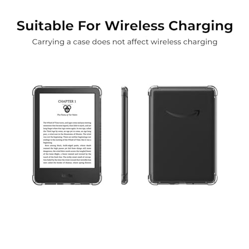 EooCoo Clear Case for All New Kindle Paperwhite 11th Generation 2021 Release&Signature Edition 6.8",Lightweight Slim Corner Protection Bumper... - Image 5