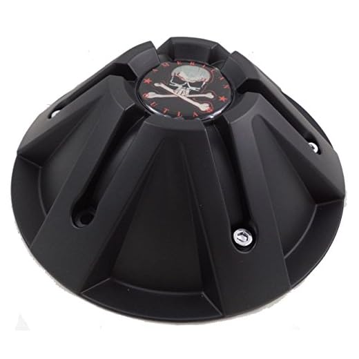 American Outlaw Wheels BC-840 Flat Black Custom Wheel Center Caps (1 CAP) NEW!