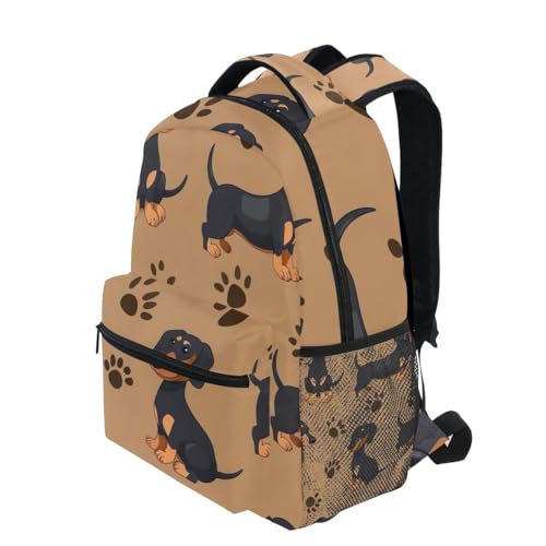 Printed Elementary School Backpack for Boys Girls, Lightweight Kids Travel Backpack, Back to School Supplies, 16 in3