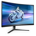 Philips Evnia 27M2C5500W/00 - 27-inch Curved QHD Gaming Monitor, 240Hz, HDR400, 1ms GtG, FreeSync Premium Pro (2560x1440, HDMI, DisplayPort, USB Hub) Dark Grey
