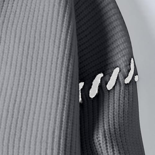 Cambkatl Men's Fashion Color Block Crewneck Sweaters - Cozy Soft Winter Casual Long Sleeve Pullover Chunky Knit Sweater Tops4