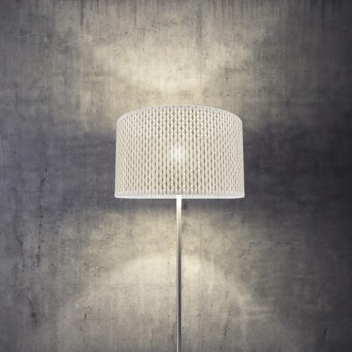 Image of OSALADI 1Pc Beige Imitation Rattan Woven Lampshade for E27 Desk Lamp Modern Lampshade- Stylish and Versatile Lamp Shade for Home Decor