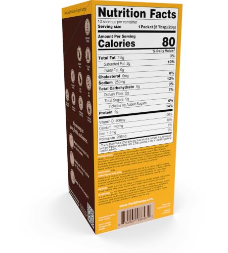 Image of Perk Energy Drink Mix (Chai Latte) 10 Stick Packs, Gluten-Free, Soy-Free | Caffeinated Healthy Coffee Alternative with Protein, 100mg of Caffeine, Peanut-Free
