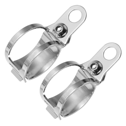 MOTHNUR 2 piezas Soporte de Horquilla para Intermitentes de Motocicleta de Montaje Resistente para Señal de Luz Frontal Compatible con Motorbikes sin Necesidad de Taladro