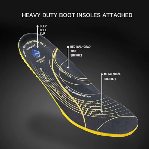 Image of SUREWAY 8in Waterproof Moc Toe Work Boots for Men - Soft Toe,Premium Full-Grain Leather,Safety Wedge Work Boots /Shoes,Comfort Insole,Oil /Slip Resistant,GoodyearWelt,Industrial Construction TBCO