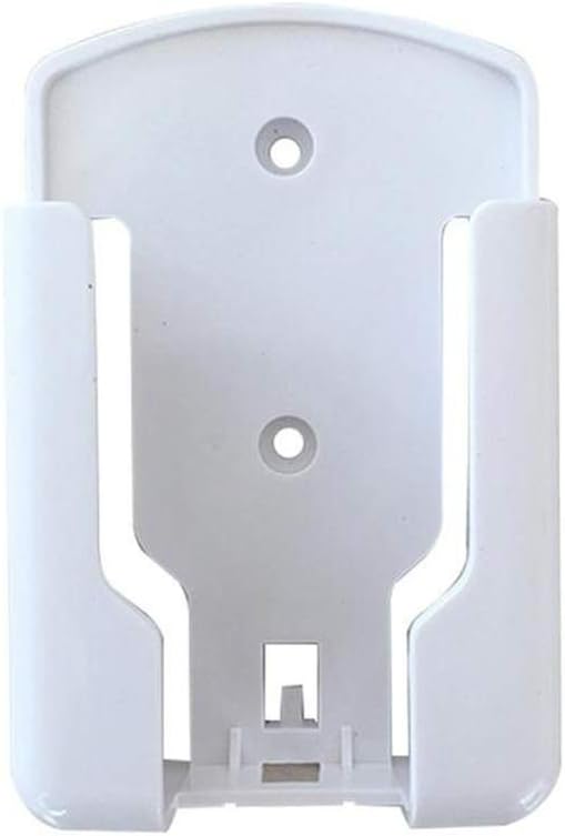 Remote Holder Wall Mount Media Controller Organizer White Plastic Storage Box