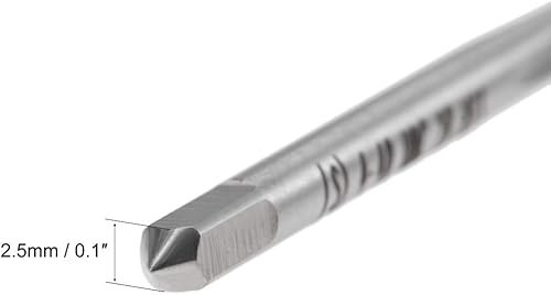 Miniatura 4 de uxcell Macho de la máquina #4-40 UNC Rosca 2B Clase 3 Flautas de alta velocidad Tornillo de acero roscado Herramienta de roscado 2pcs