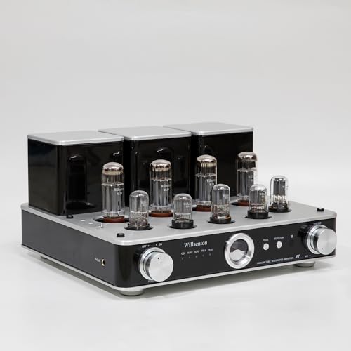 Willsenton R8 EL34x4 Tube Amplifier Integrated Amplifier Power AMP Headphone (Silver)