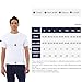 BAMBOO COOL Men's Undershirts Moisture Wicking Crewneck T Shirts, Breathable Stretch Soft Tees for Men, 6 Pack