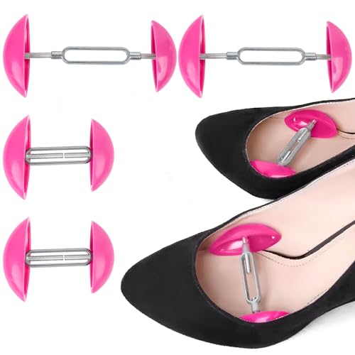 4 Piezas Hormas Para Zapatos, Estirador de Zapatos Antideslizante Ajustable Estiradores de Zapatos para Hombres y Mujeres, Estirador de Zapatos - Ideal para Sandalias de Tacón Alto y Zapatos de Cuero