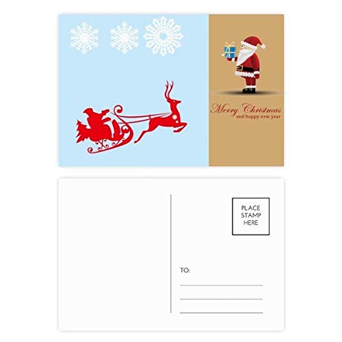 Cartes postales Noël flocon de neige en lot de 20 pour ne jamais manquer de cartes