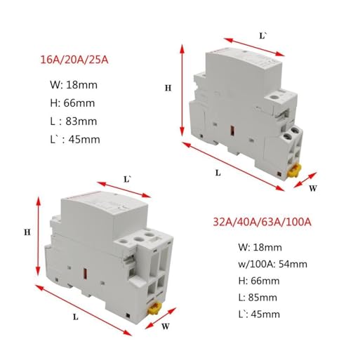 Contacteur de puissance EACT-25 16A mecanisme durable commande 220V - 2
