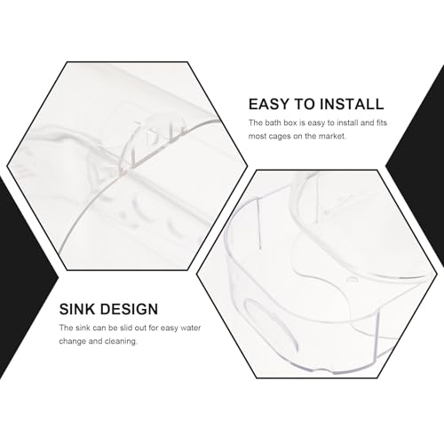 Baño de plástico exterior para eliminar parásitos en aves 4