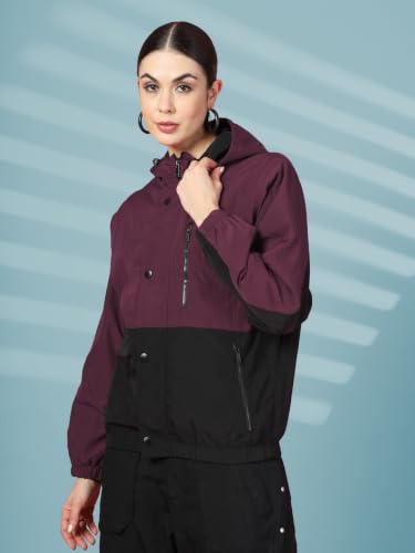 Image of CHKOKKO Sunscreen Jacket for Women Hooded Zipper Sports Jacket | UV Protection | Sun Protective | Lightweight Water Resistant | Riding Biker | Outdoor Travel Gym Running