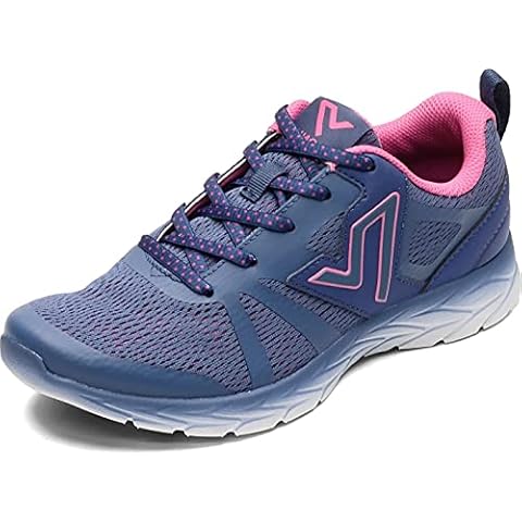 Vionic Orthopedic Miles Brisk Women's Trainer for Heel Pain and Plantar Fasciitis with Arch Support Wide Fit Indigo Purple UK 6 Cover