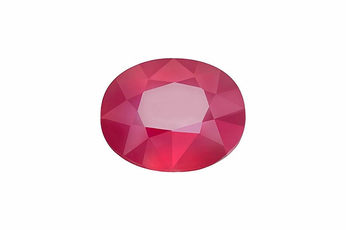GemselectManik Stone Certified Burma Ruby Loose Stone 3.25 Ratti