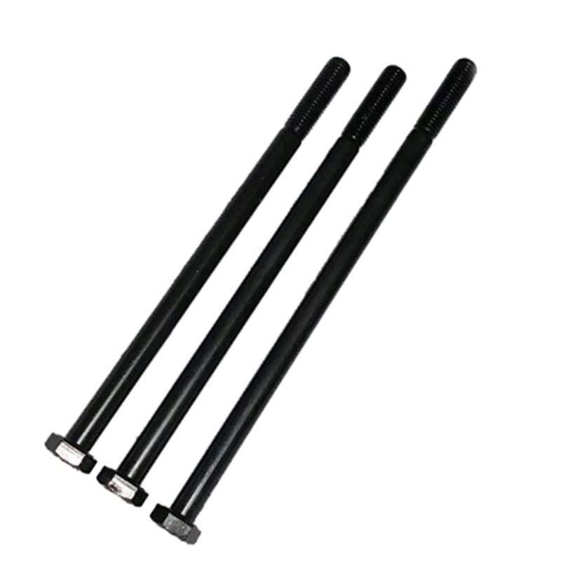 Generic 2pcs M8*120mm Black Color Outer Hexagon Screw lengthing Bolt Machine Nail 12.9 Grade Alloy Steel high Hardness TYPE1824