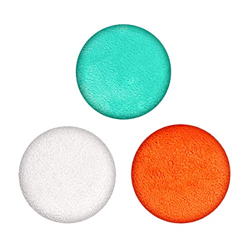 Mediashop VibroSculpt Massage Pads, Ersatz-Tücher | mit 1x weißem, 1x blauem, 1x orangenem Massage Tuch | Das Original aus dem TV