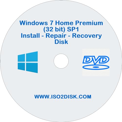 Windows 7 Home Premium Disco de 32 bits