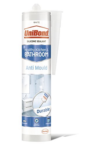 UniBond 2079356 Anti-Mould Sealant Kitchen and Bathroom Cartridge - White by Unibond