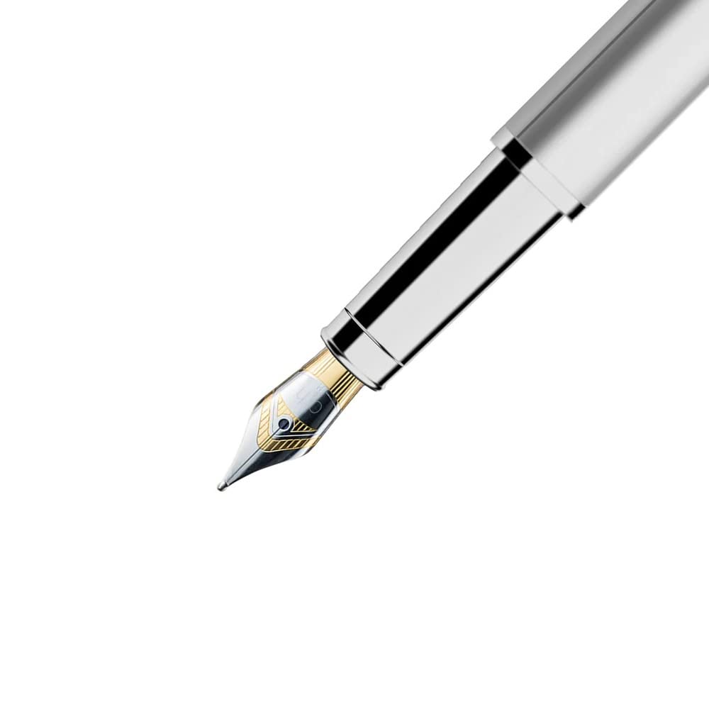 Otto Hutt Design 03 Füllfederhalter mit mattem Finish, inkl. Etui, 14 cm Länge, 11 mm Durchmesser, 54 g Gewicht, Federstärke: B, 068-11599