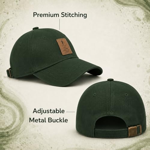 Image of Baseball Cap for Men Original Adjustable Unisex Cap, Mens Caps Stylish, All Sports Type Caps or Hats, Free Size, UV Protection, Sports Cap for Men's, Outdoor Casual Wear (Pack of 1)
