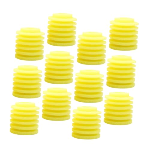 LOLIPPYY 12個 魚缸フィルタースポンジパッド 内蔵型ろ過装置対応 高性能フィルターブロック 家やオフィス用 魚水槽の水質改善に