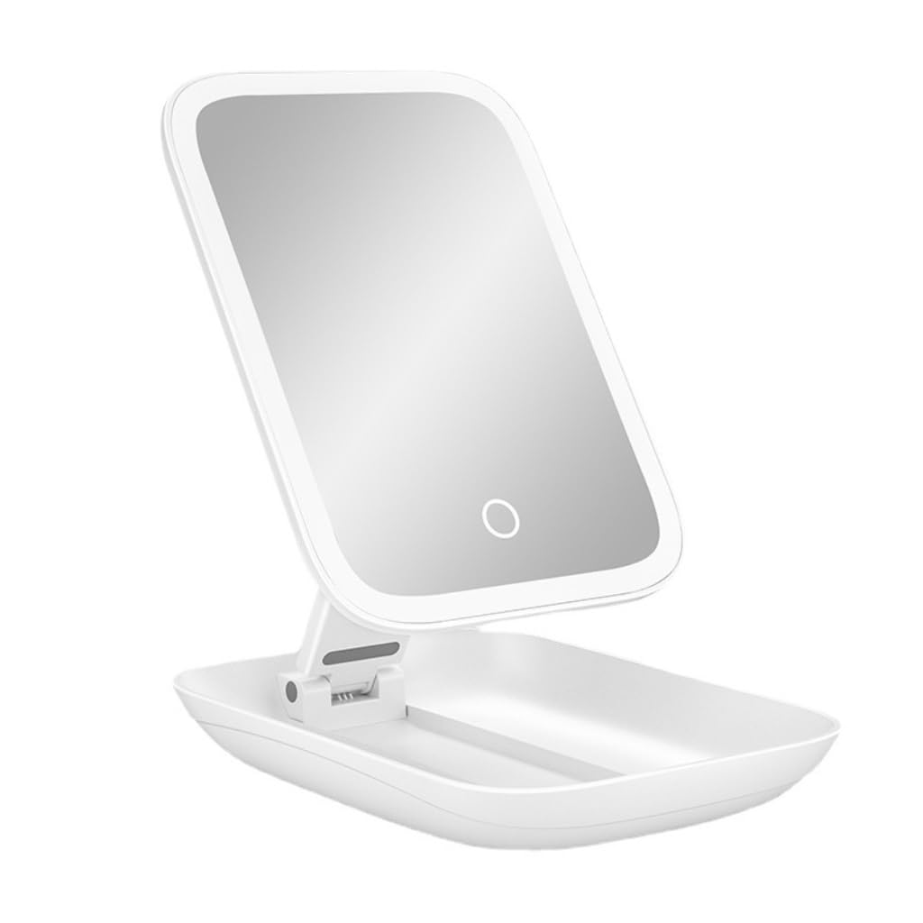 Boîte de rangement maquillage pliable pour coiffeuse et voyage spacieuse