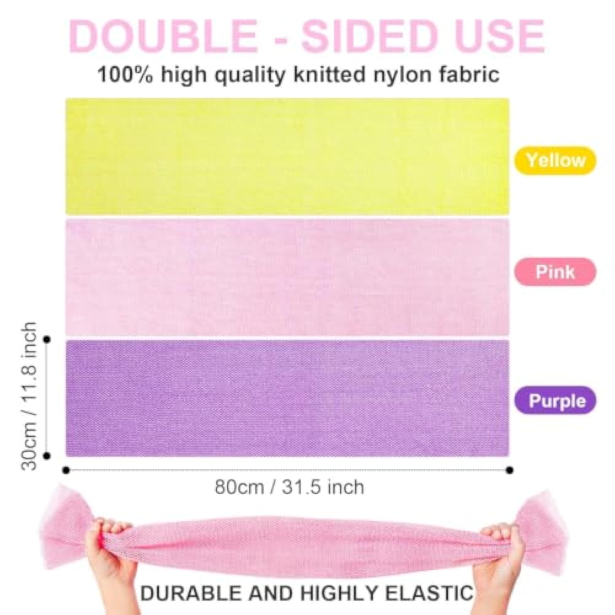 2 Pcs African Net Bath Sponge for Deep Cleaning