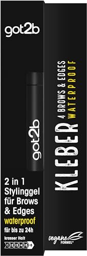 got2b Kleber 4 Brows & Edges Waterproof (16 ml), 2in1 Brow Gel & Haar...