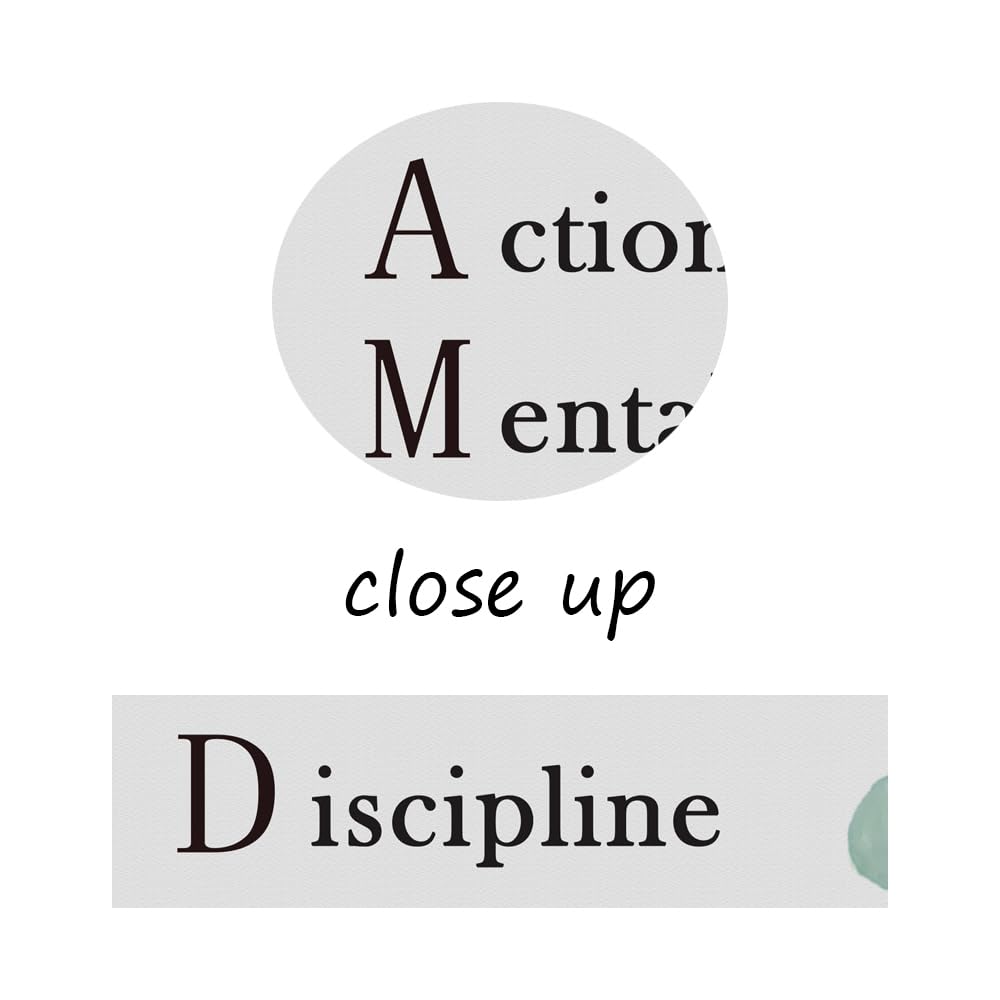 Dream Ideal - Lienzo inspirador para pared para convertir los sueños en realidad, póster motivacional, impresiones inspiradoras, imágenes de pared para sala de estar, hogar, oficina, gimnasio