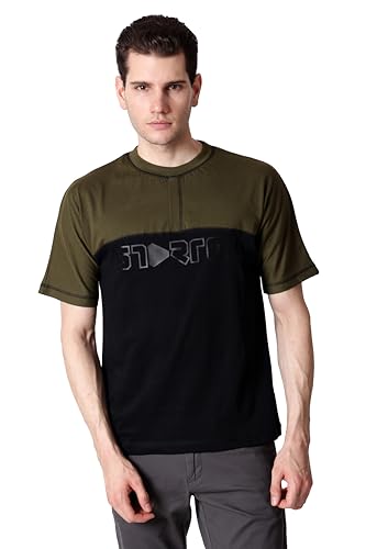 Image of Trendy Men's Round Neck T-Shirt Pure Pre Combed Cotton Bio-Washed 3D Print (STM-003)