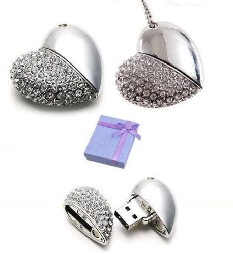 NEW SILVER DIAMONTE 16GB HIGH SPEED USB 2.0 FLASH DATA DRIVE MEMORY STICK