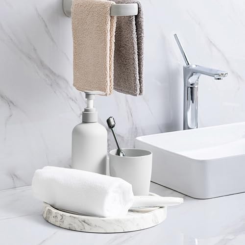 Plateau en marbre pour parfum et bougies : déco de chambre - 8