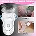 Electric Foot Callus Remover for Women Men, Rechargeable Electric Foot File Pedicure Tool with 2 Speeds and 6 Grinding Heads, Portable Feet Grinder for Cracked Dry Heels Dead Skin Calluses