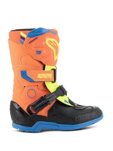 Image of Alpinestars Tech 3 Motocross Boots for Off-Road Riding with TPU Protection and Buckle Closure
