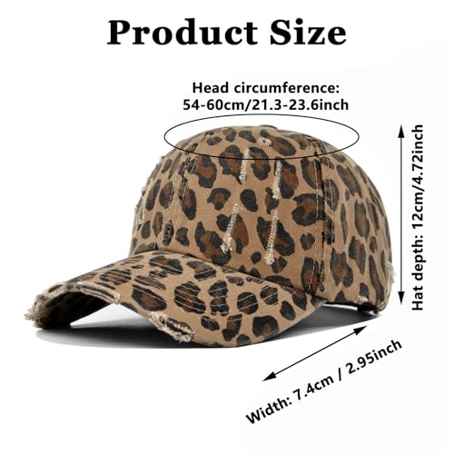 Sombrero con Estampado de Leopardo para Mujer miniatura 2