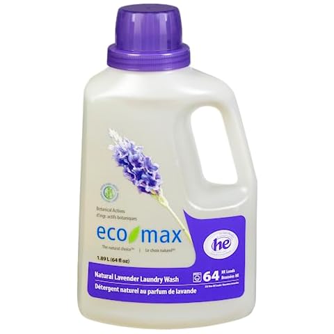 ECOMAX Natural Lavender Laundry Detergent, 1890 ML Cover