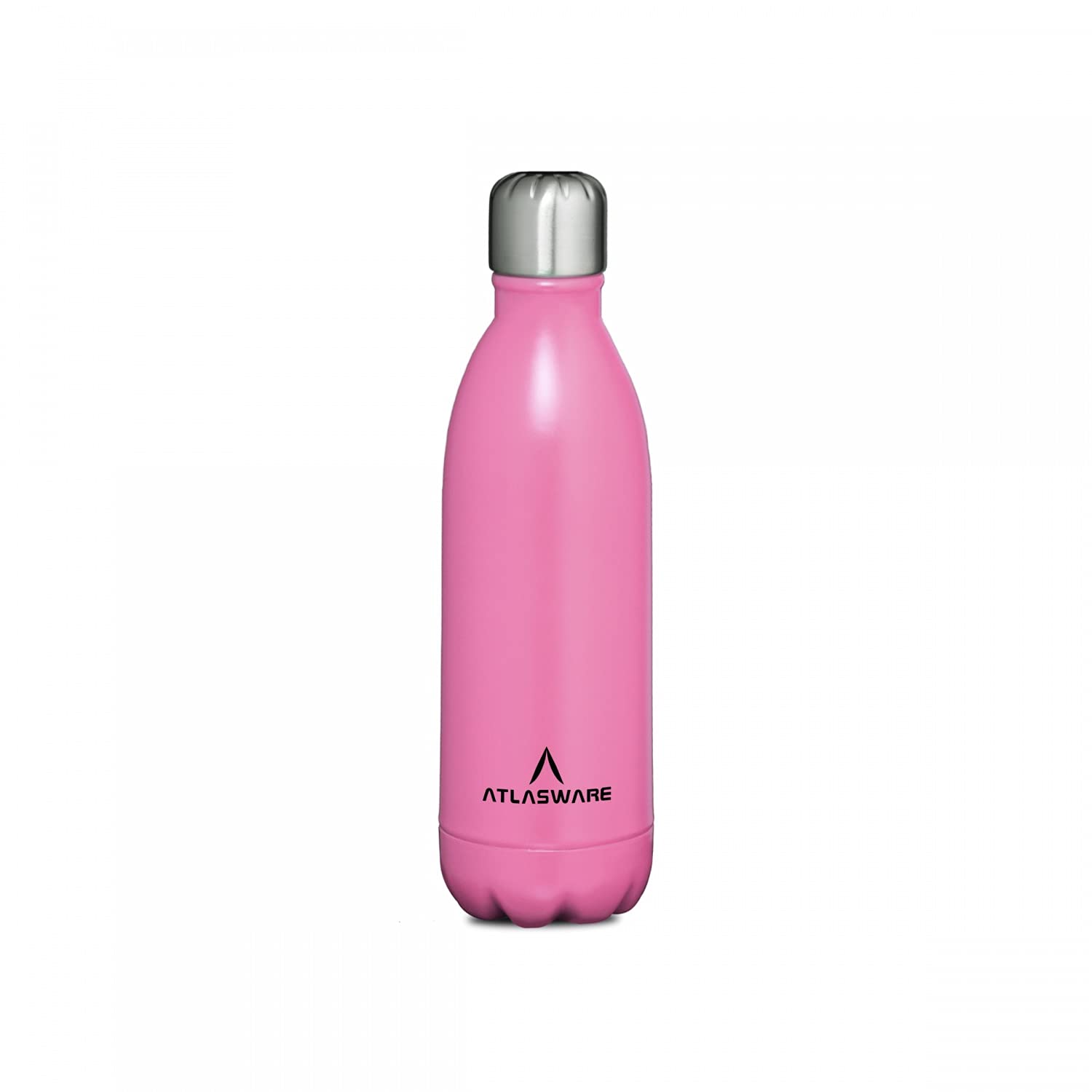 AtlaswareStainless Steel Vacuum Bottle, 350 Ml - Pink