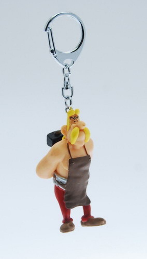 Plastoy SAS PLA60407 Asterix Automatix Mit Vorschlaghammer Key Chain