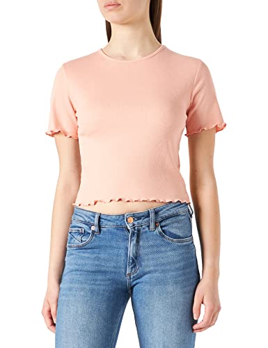 NA-KD Babylock Top, Coral Pink, XXX-Large, 3XL