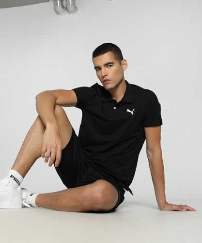 Image of Puma Men's Cotton Slim Fit Classic Solid Polo T-Shirt