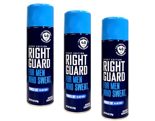 Right Guard Aerosol Sport Powder Dry Antiperspirant 6 oz Pack de 3 miniatura 1