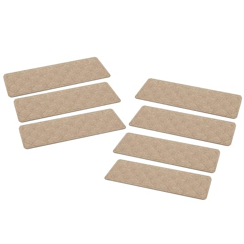 Fyrdyn Tapis d'Escalier | 7 Pièces de Tapis de Marche Adhésifs | Moquettes d'Escalier Lavables | pour sous-Sol Bureau Industrie Cuisine Salle de Bain Extérieur Jardin d'